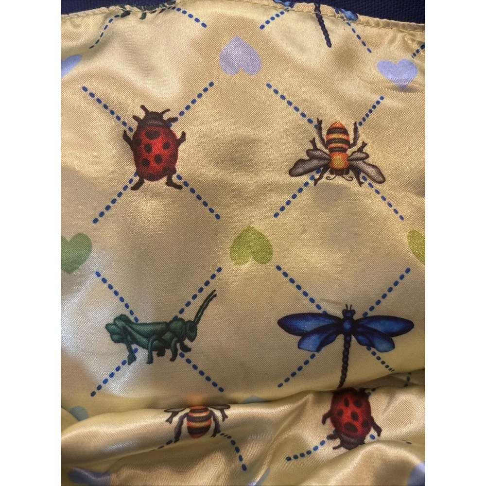 Epcot‎ International Flower & Garden Festival blue tote poppies NWT DAMAGE READ